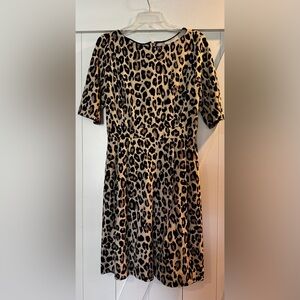 kate spade Leopard Print A-Line Dress